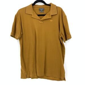 Kurt Geiger Polo Shirt Women's Size XXL Slim Fit Double Mercerised Cotton Ochre